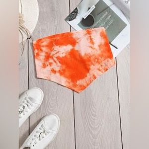 Tie Dye Tie Back Bandeau